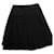 Cambon Chanel falda de seda Negro  ref.1109322