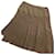 Chanel Taupe silk skirt  ref.1109324