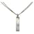 Gucci Silver Halskette mit versilbertem Anhänger Metall  ref.1109432