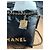 Borsa a mano Chanel 22 Mini in pelle di vitello nera Nero - vista 3