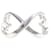 Tiffany & Co Loving heart Silvery Silver  ref.1109817
