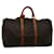 Louis Vuitton Keepall 50 Brown Cloth  ref.1109837