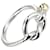 Tiffany & Co Love knot Silvery Silver  ref.1109940
