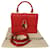 Louis Vuitton Handbags Red Leather  ref.1110041