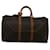 Louis Vuitton Keepall 50 Brown Cloth  ref.1110155