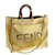 FENDI Shoulder Bag Leather Gold Auth 57059 Golden  ref.1110216