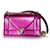 Christian Dior, Metallische Diorama-Überschlagtasche Pink Lackleder  ref.1110347