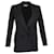 Gefütterter Blazer von Saint Laurent aus schwarzem Polyester  ref.1110555