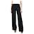 Fendi Pantalon tailleur noir - taille UK 8 Laine  ref.1110610