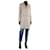 Loro Piana Neutral cashmere lightweight coat - size IT 40  ref.1110617