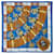 Hermès Sciarpa di seta Hermes Cliquetis blu Panno  ref.1110662