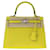 Hermès Kelly 25 Yellow Leather  ref.1110993