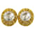 Timeless Chanel COCO Mark Dorado Chapado en oro  ref.1111001