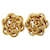 Timeless Chanel Camellia Dourado Banhado a ouro  ref.1111048