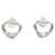Autre Marque Open Heart Earrings Silvery Silver Metal  ref.1111145