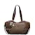 Prada Canapa & Leather Logo Shoulder Bag Brown Cloth  ref.1111186