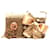 Chanel Choco Bar Überschlagtasche aus Leder und Tweed Braun  ref.1111198
