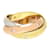 Trinity Cartier Anel Trindade de Diamante Dourado Metal Ouro  ref.1111227