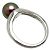 Mikimoto Platin-Ring mit schwarzen Perlen - Ansicht 3