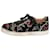 Christian Louboutin Black velvet sparkly embroidered trainers - size EU 37  ref.1111256