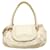 Bolso tipo cartera con costuras en beige de cuero blanco de Calvin Klein Bolso con solapa en el hombro  ref.1111406
