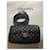 Chanel Handbags Black Silvery Fur  ref.1111431