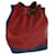 LOUIS VUITTON Epi Trico Color Noe Bolso de hombro Rojo Azul Verde M44084 autenticación 56552 Roja Cuero  ref.1111476