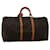 Louis Vuitton Monogram Keepall 50 Borsa Boston M41426 LV Aut 57707 Monogramma Tela  ref.1111532