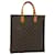 LOUIS VUITTON Monogram Sac Plat Hand Bag M51140 LV Auth 57418 Cloth  ref.1111553