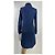 Autre Marque Abito in lana merino blu navy - vista 4