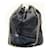 Timeless Chanel 1990s Drawstring Bucket Shoulder Bag with Pochette Dark blue Leather  ref.1111851