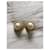 Boucles d'oreilles Chanel Clip sur Perle vintage. Doré  ref.1111856