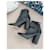 Christian Dior Black Leather Ankle boots EU37.5  ref.1111865