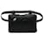 Bolsa de cintura Chanel preta CC Mania Preto Couro  ref.1106350