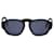 Gafas de sol cuadradas negras Chanel Negro Plástico Resina  ref.1106385