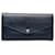 Louis Vuitton Bleu Epi Portefeuille Sarah Long Wallet Cuir Bleu Marine  ref.1106650