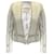 Weiße Esme-Jacke mit Perlen- und Strassverzierung von L'Agence Baumwolle  ref.1111636