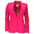 L'Agence Hot Pink Chamberlain Blazer Polyester  ref.1111637