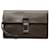 Prada Saffiano Leather Clutch Bag Brown Pony-style calfskin  ref.1111733