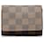 Louis Vuitton Brown Damier Ebene Card Holder Cloth  ref.1111838