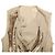 Helmut Lang Beige Draped Longer Front Sequined Silk Sleeveless Blouse Top M - view 8