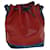 Bolsa de ombro LOUIS VUITTON Epi Noe bicolor vermelho azul M44084 Autenticação de LV 56553 Couro  ref.1112001