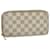 LOUIS VUITTON Damier Azur Zippy Brieftasche Lange Brieftasche N.63503 LV Auth 58171  ref.1112007