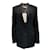 Stella Mc Cartney Blazer in lino stropicciato nero di Stella McCartney Viscosa  ref.1112064