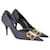 Balenciaga Zapatos de tacón BB de mezclilla negros Lienzo  ref.1112073