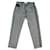 Autre Marque Pantalones con detalles de cremallera en piedra azul índigo Algodón  ref.1112080