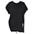 Autre Marque T-shirt plissé noir Coton  ref.1112085