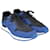 Louis Vuitton blue/Baskets noires Damier Run Away Cuir  ref.1112097