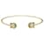 Gucci Marche des Merveilles Tiger 18K Yellow Gold Diamond Open Cuff Bracelet Golden Metal  ref.1112109
