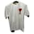 Camiseta Ami Paris Big Coeur Roja Beige Crema Algodón  ref.1112147